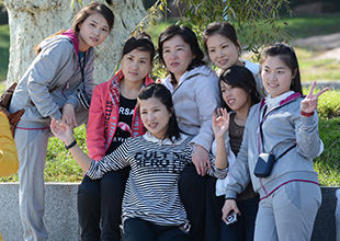 朝鲜女留学生与女工集体游吉林